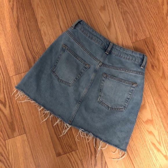 Topshop Petite Moto Skirt (Petite US 2) - Picture 2 of 4